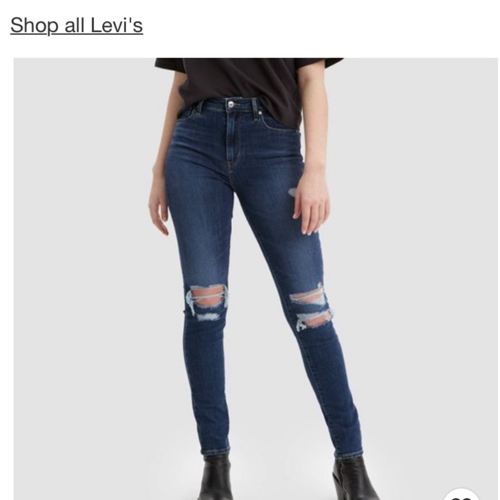 NWT Levi’s 721 high rise skinny jeans